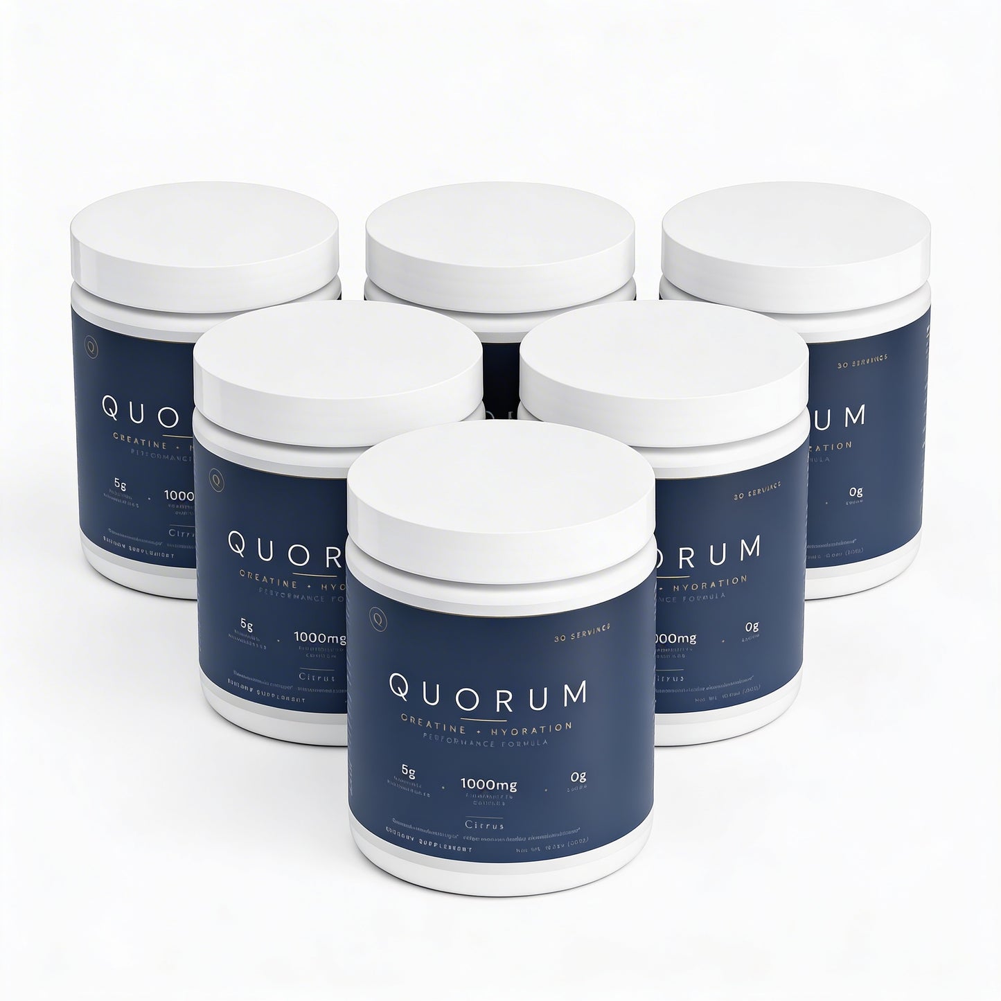 (6 Pack) Quorum™ — Full-Dose Creatine + Precision Electrolytes