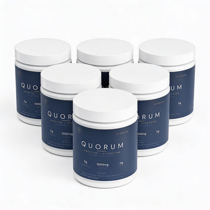 (6 Pack) Quorum™ — Full-Dose Creatine + Precision Electrolytes
