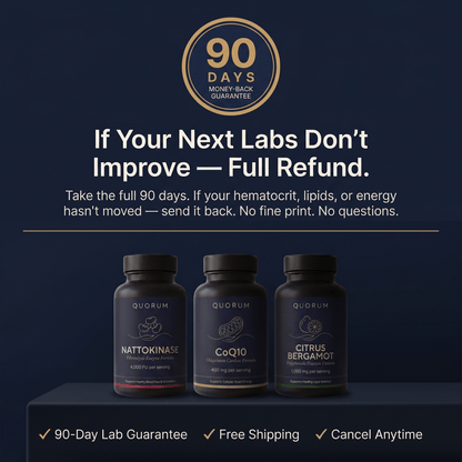 Quorum Heart Stack — Nattokinase, CoQ10 & Citrus Bergamot