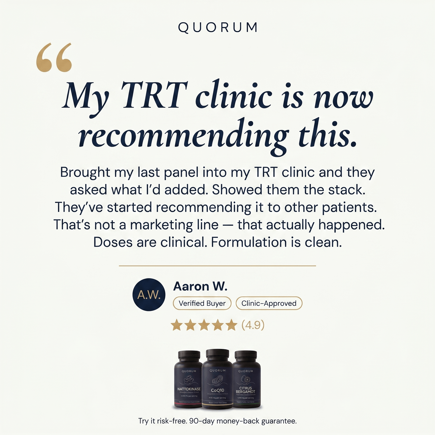 Quorum Heart Stack — Nattokinase, CoQ10 & Citrus Bergamot