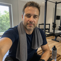 Customer in the gym after morning dose