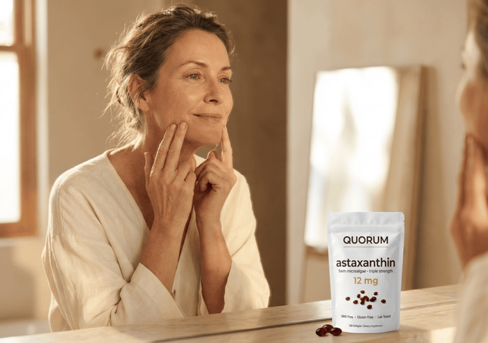 Your Collagen Is Being Broken Down Right Now. <em>Astaxanthin Blocks the Enzyme Doing It.</em>